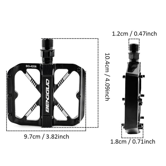 Lightweight Design Easy To Ride Bicycle Pedals Aluminum Alloy Material Suitable for Road Cycling Waterproof and Anti Slip