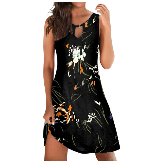 Dresses For Women Summer Plus Size Women Beach Dress Fashion Stripe Sleeveless Backless Camisole Vestidos En Oferta LiquidacióN - MANDOTOS