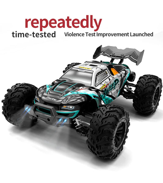 Teeggi 16101 /16102 PRO 1:16 High Speed RC Car With LED Light Drift 70KM/H 4WD RC Off-Road Car Monster Truck Toy For Kid Gifts - MANDOTOS