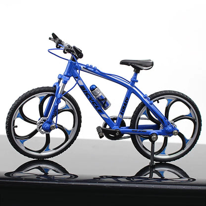 Creative Alloy Bicycle Model Ornament Mini Metal Bike Toy Collectible