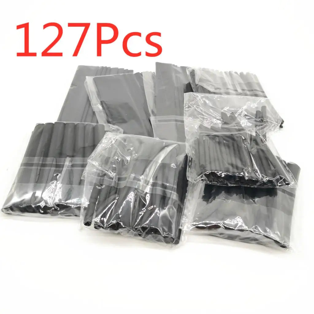 127-750pcs Heat-shrink Tubing Thermoresistant Tube Heat Shrink Wrapping Kit Electrical Connection Wire Cable Insulation Sleeving - MANDOTOS