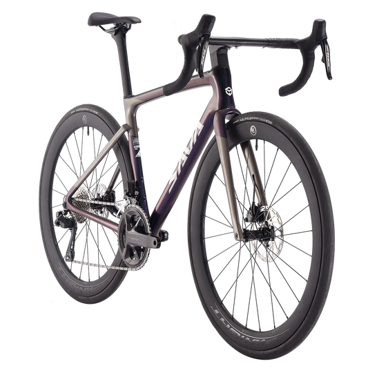 SAVA 2025NEW HAWKEYE SLR7 Carbon Fiber Road Bike with Shimano 105 DI2 R7170 Component Hydraulic Discs, Complete Adult Racing Set