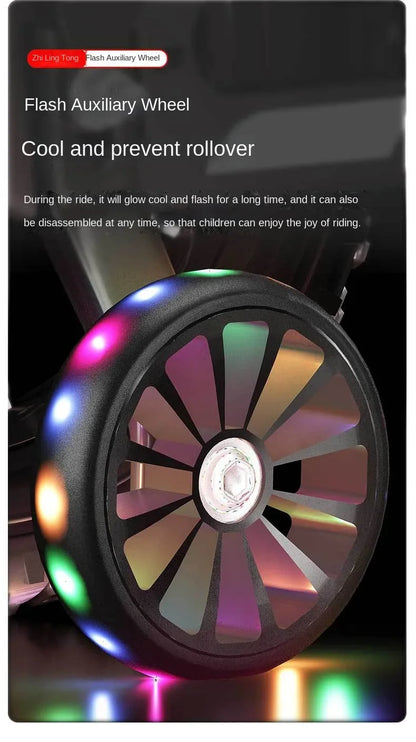 Children's Bicycles for Boys Aged 3-10 Years Old Children Girls Children's Bicycles with Flashing Auxiliary Wheels