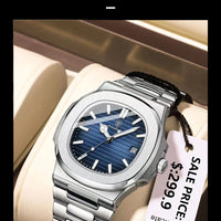 POEDAGAR Top Luxury Brand Man Watch Sports Waterproof Luminous Date Men Wristwatch Square Dial Quartz Men's Watches High Quality - MANDOTOS