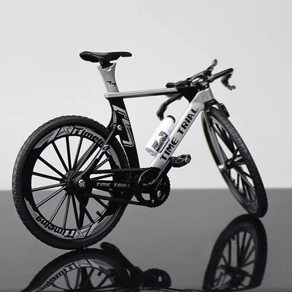 Creative Alloy Bicycle Model Ornament Mini Metal Bike Toy Collectible