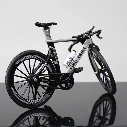 Creative Alloy Bicycle Model Ornament Mini Metal Bike Toy Collectible