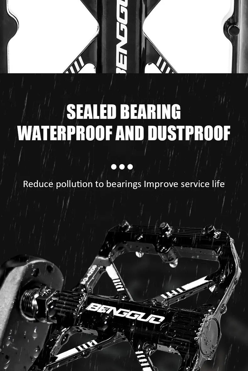 Lightweight Design Easy To Ride Bicycle Pedals Aluminum Alloy Material Suitable for Road Cycling Waterproof and Anti Slip