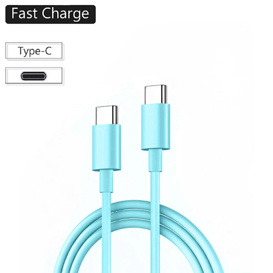 PD 60W Type C to Type C Cable For IPhone 15 16 Fast Charging For Samsung Xiaomi Huawei Type C Data phone Accessories 1M 2M 3M - MANDOTOS