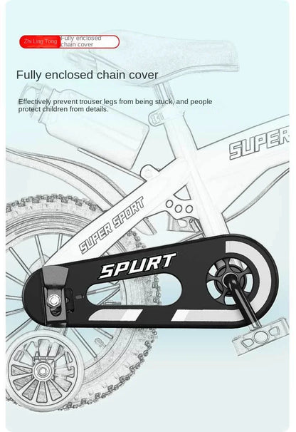 Children's Bicycles for Boys Aged 3-10 Years Old Children Girls Children's Bicycles with Flashing Auxiliary Wheels