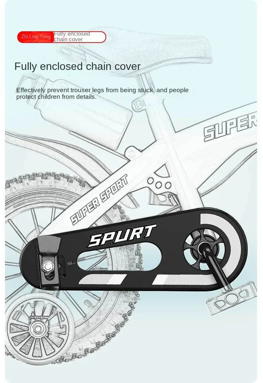 Children's Bicycles for Boys Aged 3-10 Years Old Children Girls Children's Bicycles with Flashing Auxiliary Wheels