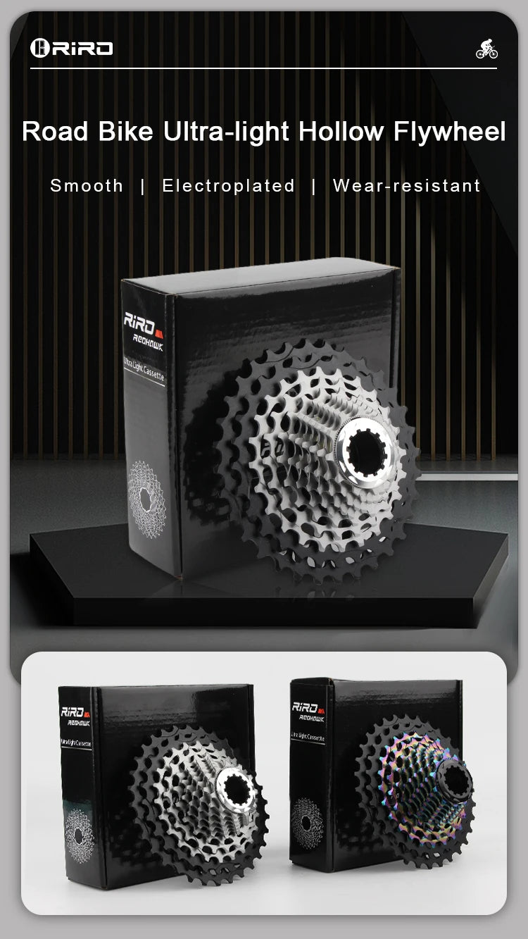 RIRO Ultra-light Hollow Freewheel: Unleash Your Cycling Potential 🚴🏼♂️🔥 - MANDOTOS