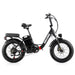 Commuter electric bicycle adult double riding removable battery long battery life wide fat tire
