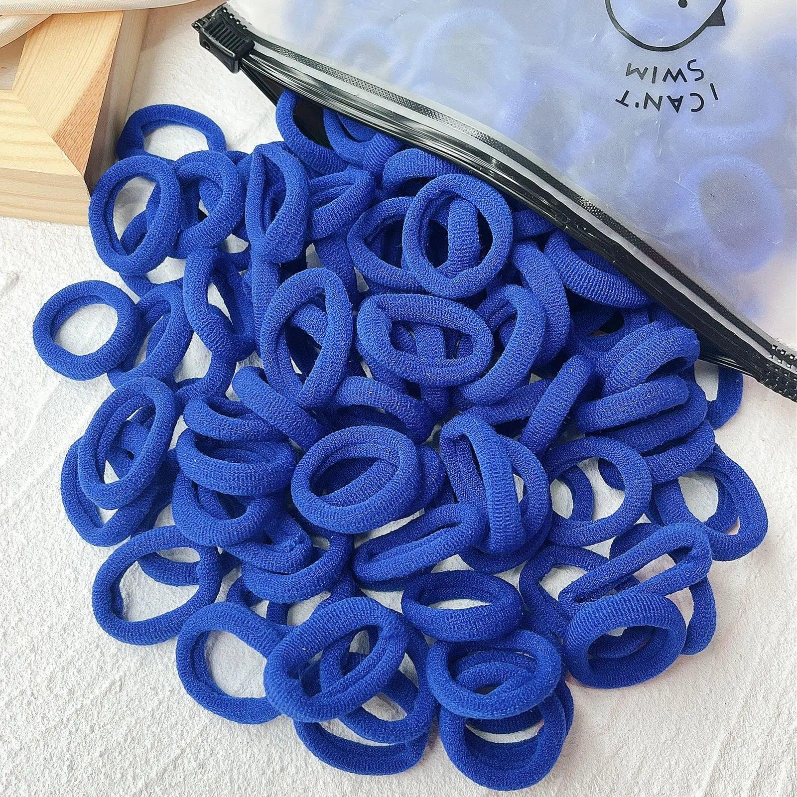 20/50pcs Kids Elastic Hair Bands Girls Sweets Scrunchie Rubber Band for Children Hair Ties Clips Headband Baby Hair Accessories - MANDOTOS