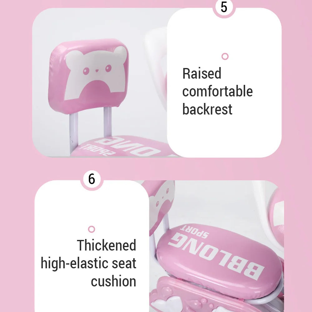 Kids Bike 12-20in Bicycle for Girls Ages 3-13 Years with Training Wheels Basket Protective Net Fash Wheel