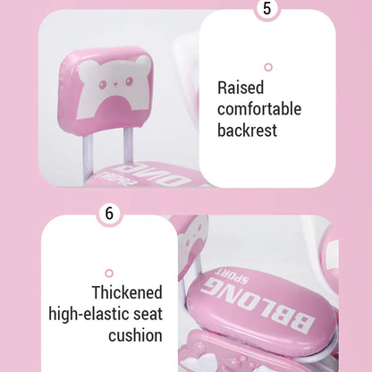 Kids Bike 12-20in Bicycle for Girls Ages 3-13 Years with Training Wheels Basket Protective Net Fash Wheel