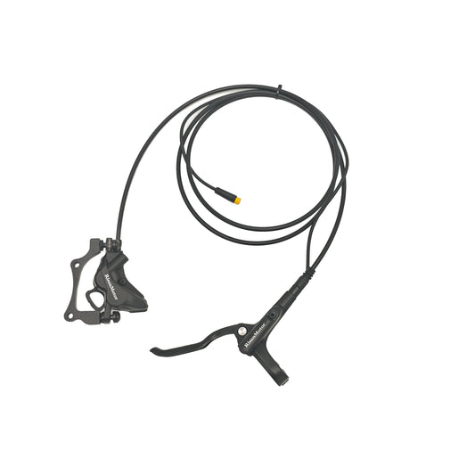 Hydraulic Disc Brake Kits with Front Dual Brake Calipers and Parking Button for Electric Bicycle Tricycle