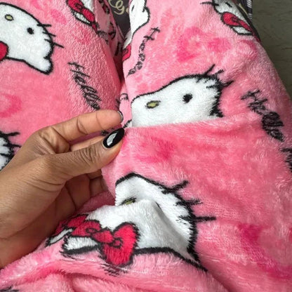 Y2K Hello Kitty Pajamas Pants Sanrio Anime Women's Pajama Pants Cartoon Couple Home Sleepwear Trousers Leisure Home Clothing - MANDOTOS