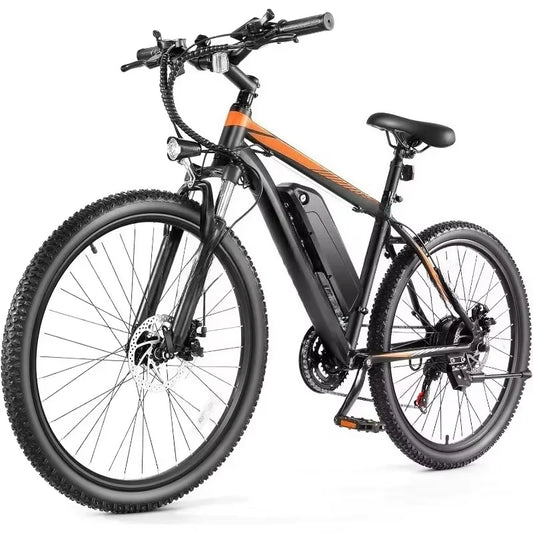 NEW Electric Bike for Adults, Electric Mountain Bike, 26" Sunshine Commuter Ebike, LCD Display, 21Speed