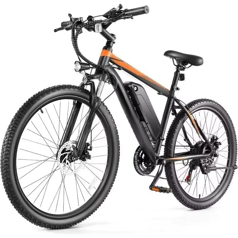 NEW Electric Bike for Adults, Electric Mountain Bike, 26" Sunshine Commuter Ebike, LCD Display, 21Speed