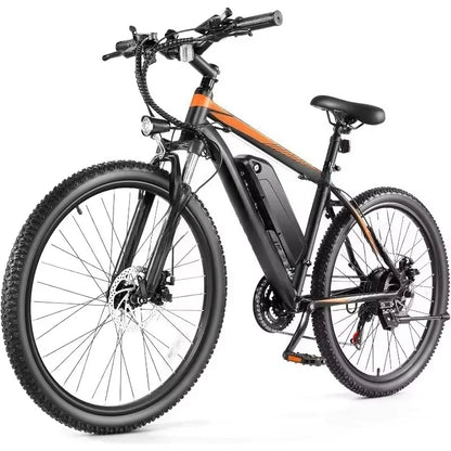 NEW Electric Bike for Adults, Electric Mountain Bike, 26" Sunshine Commuter Ebike, LCD Display, 21Speed