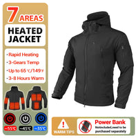Heated Motorcycle Hooded Jacket - Your Winter Survival Gear! - MANDOTOS