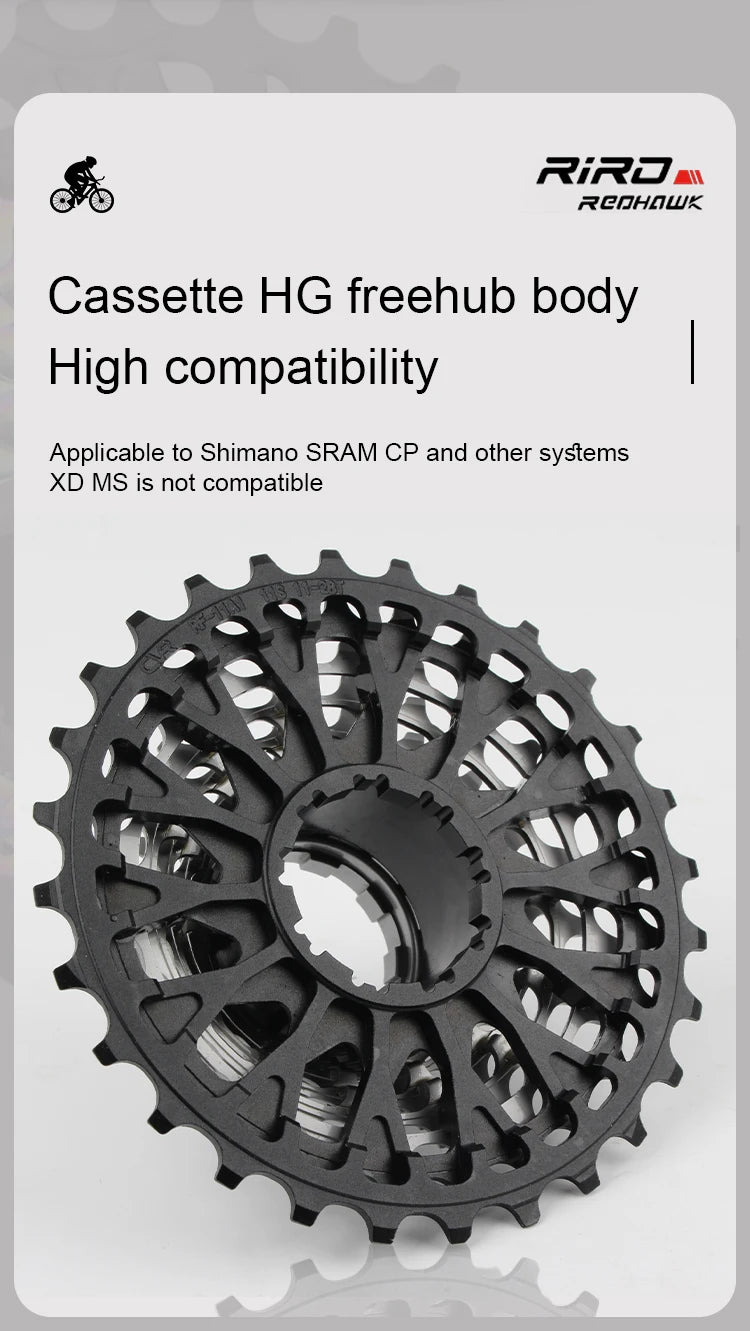 RIRO Ultra-light Hollow Freewheel: Unleash Your Cycling Potential 🚴🏼♂️🔥 - MANDOTOS