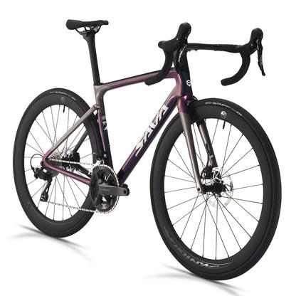 SAVA HAWKEYE Carbon Road Bike with SHIMAN0 105 7120 Kit T800 Carbon Road Bike Race Bike Aluminum Wheels