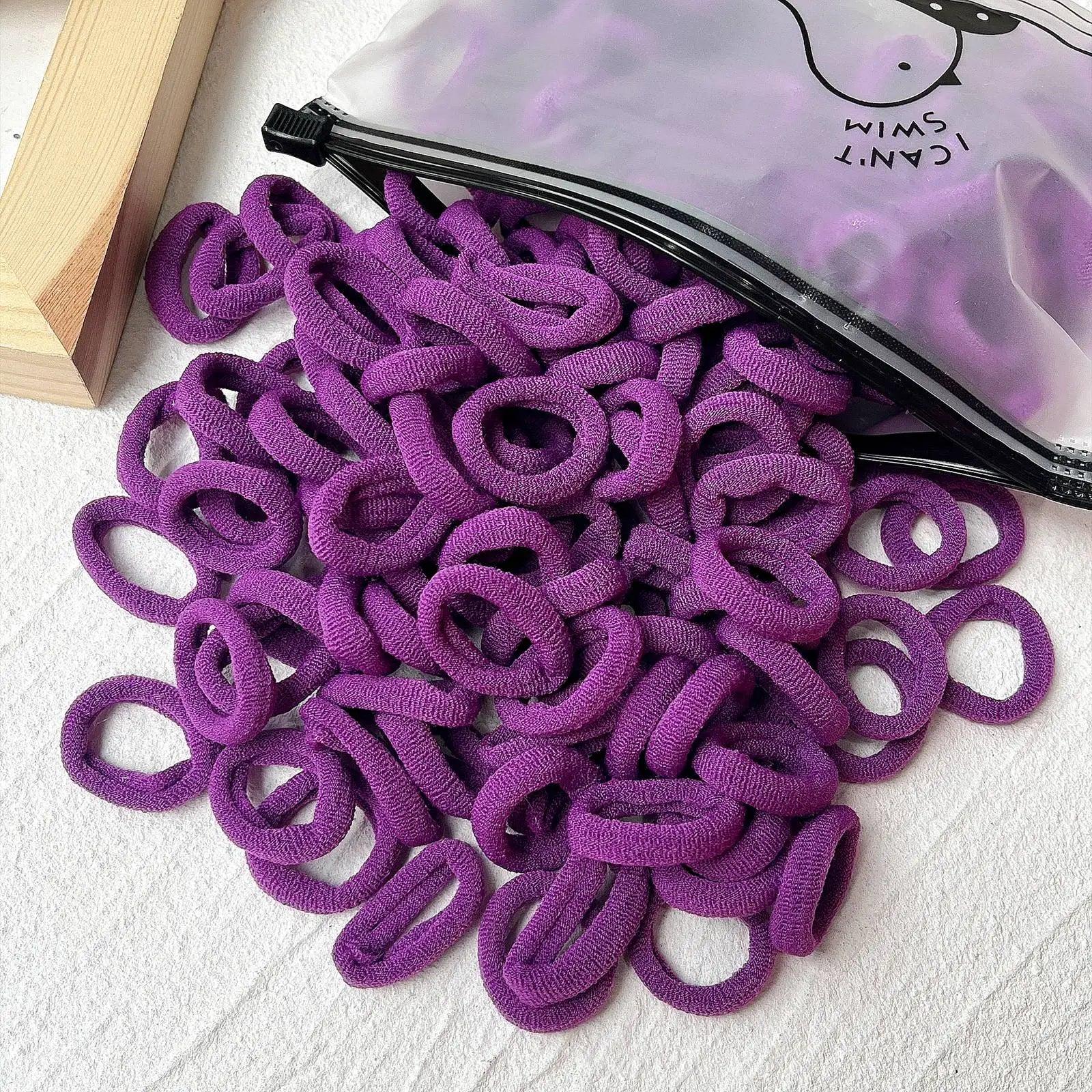 20/50pcs Kids Elastic Hair Bands Girls Sweets Scrunchie Rubber Band for Children Hair Ties Clips Headband Baby Hair Accessories - MANDOTOS