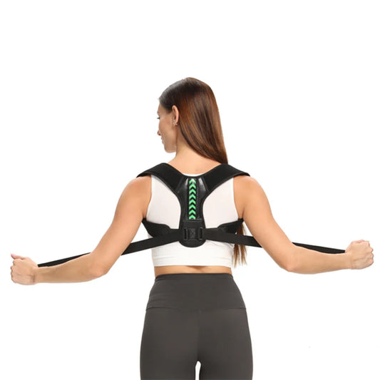 Adjustable Back Shoulder Posture Corrector Belt Clavicle Spine Support Reshape Your Body Home Office Sport Upper Back Neck Brace - MANDOTOS