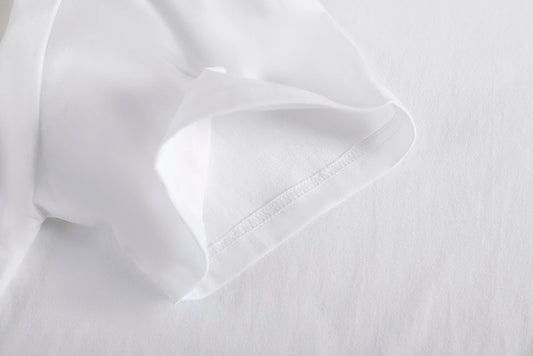 Cotton T Shirts men Five Half Sleeve Women Summer T-shirt Loose Short-sleeved Casual Basic Shirt O Neck Solid Color Oversize - MANDOTOS