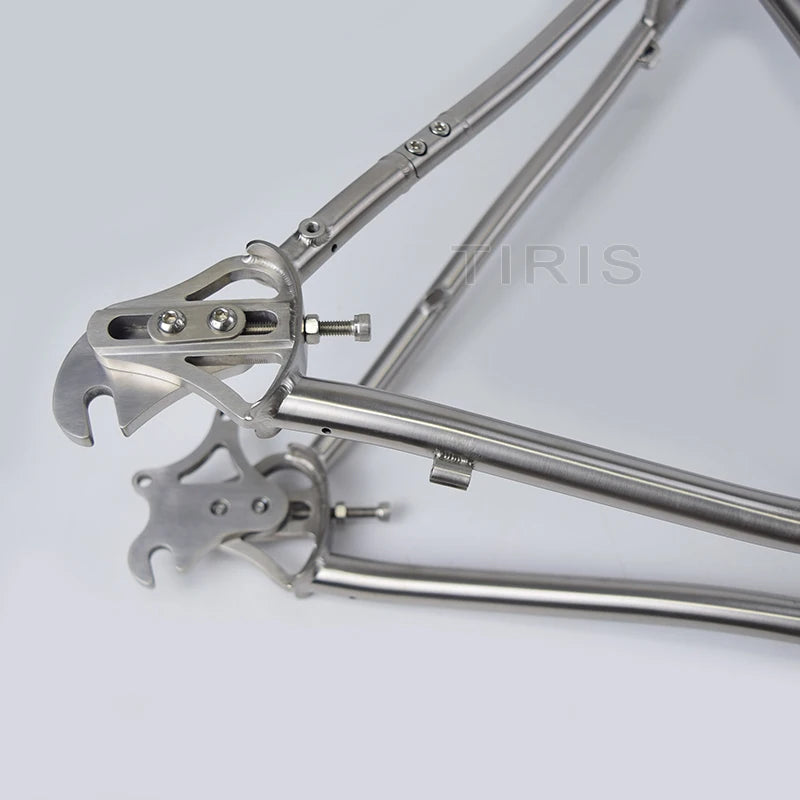 TIRIS-CRR8  Gravel Bike Frame, Sliding Dropout Gates, Belts Drive, Bicycle Framework, 700C 29 'Parts,Custom