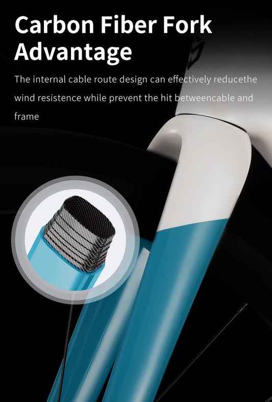 SAVA 2025NEW HAWKEYE SLR7 Carbon Fiber Road Bike with Shimano 105 DI2 R7170 Component Hydraulic Discs, Complete Adult Racing Set