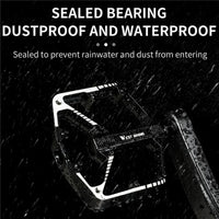 WEST BIKING Bicycle Pedals Sealed DU Bearing Nonslip Pedal Mountain Road Bike Cycling Alloy MTB Pedal Bicycle Accessories