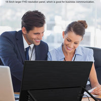 ZEUSLAP 18.5" Touch Screen Portable Monitor 100Hz 100% sRGB With Screen Holder Stand For Laptop Phone Xbox PS4 PS5 Switch