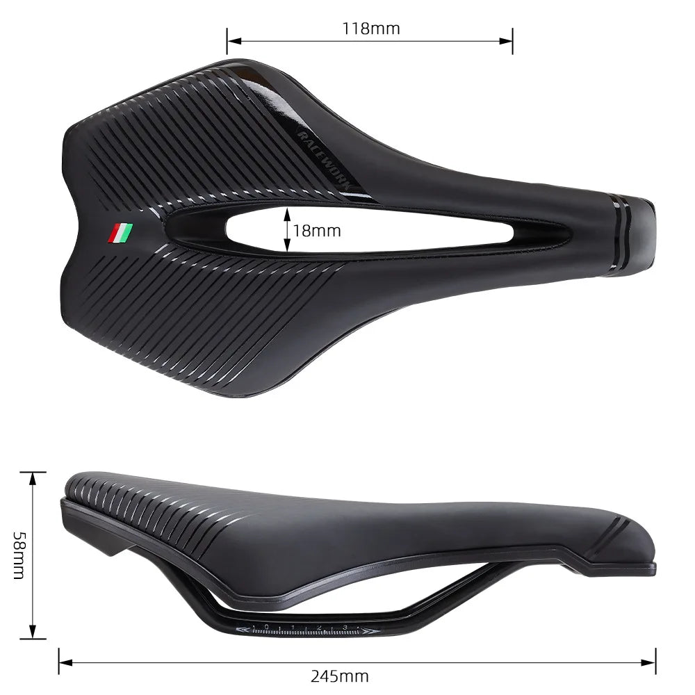 Racing Bicycle Saddle Training Grade Man Road Tt TimeTrial Triathlon Bike Lightweight Cushion Seat