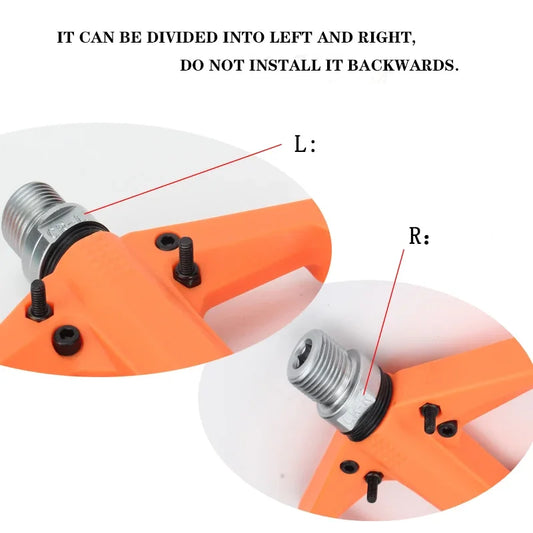 RGO Bicycle Pedals Mtb Nylon Platform Footrest Flat Mountain Bike Paddle Grip Pedalen Bearings Footboards Cycling Foot Hold