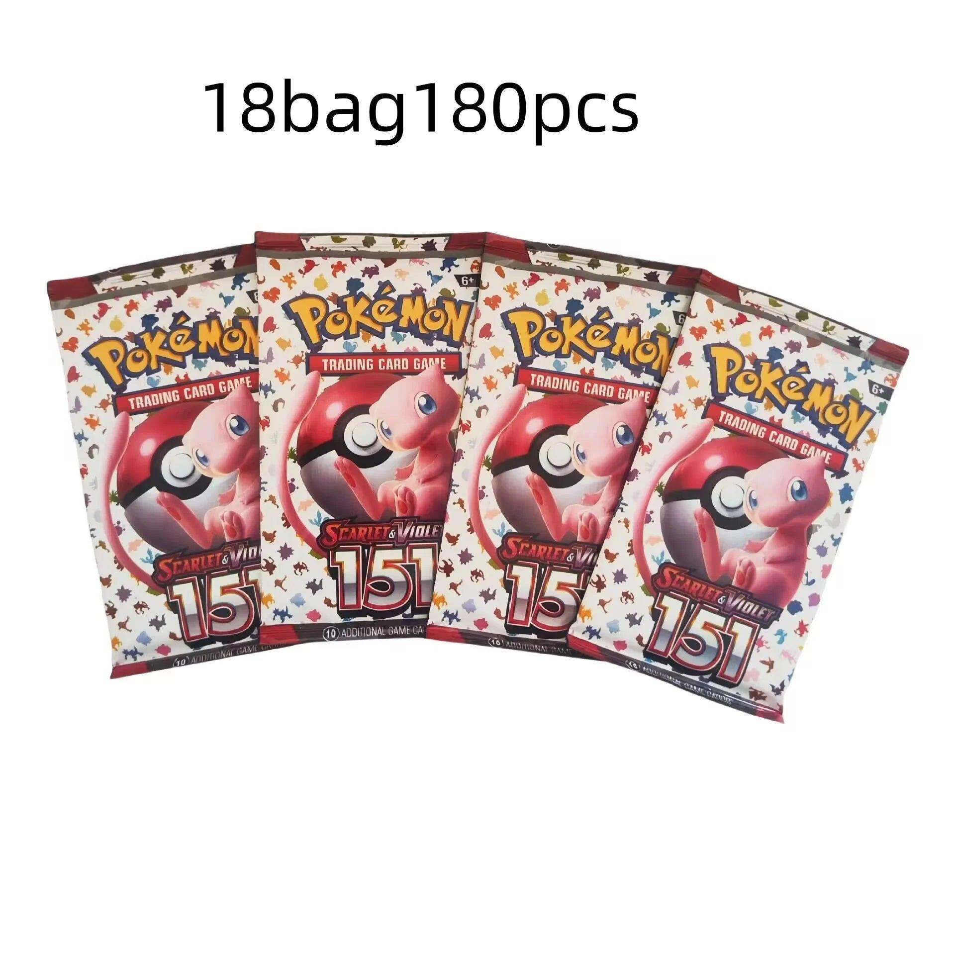 324 to 360 Piece Set Pokemon Cards Scarlet and Violet 151 Astral Radiance Evolutions Ultra Prism English Booster Battle Transaction Cards - MANDOTOS