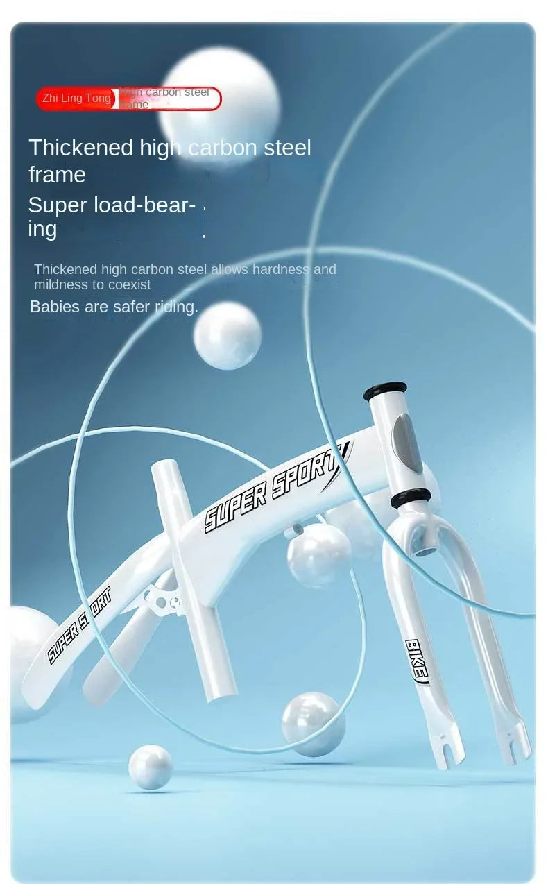 Children's Bicycles for Boys Aged 3-10 Years Old Children Girls Children's Bicycles with Flashing Auxiliary Wheels