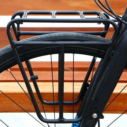 Cycling Cargo Rack Luggage Touring Carrier Racks Front Pannier Rack for Cycling Equipment Stand Footstock for Enhanced Stability - MANDOTOS