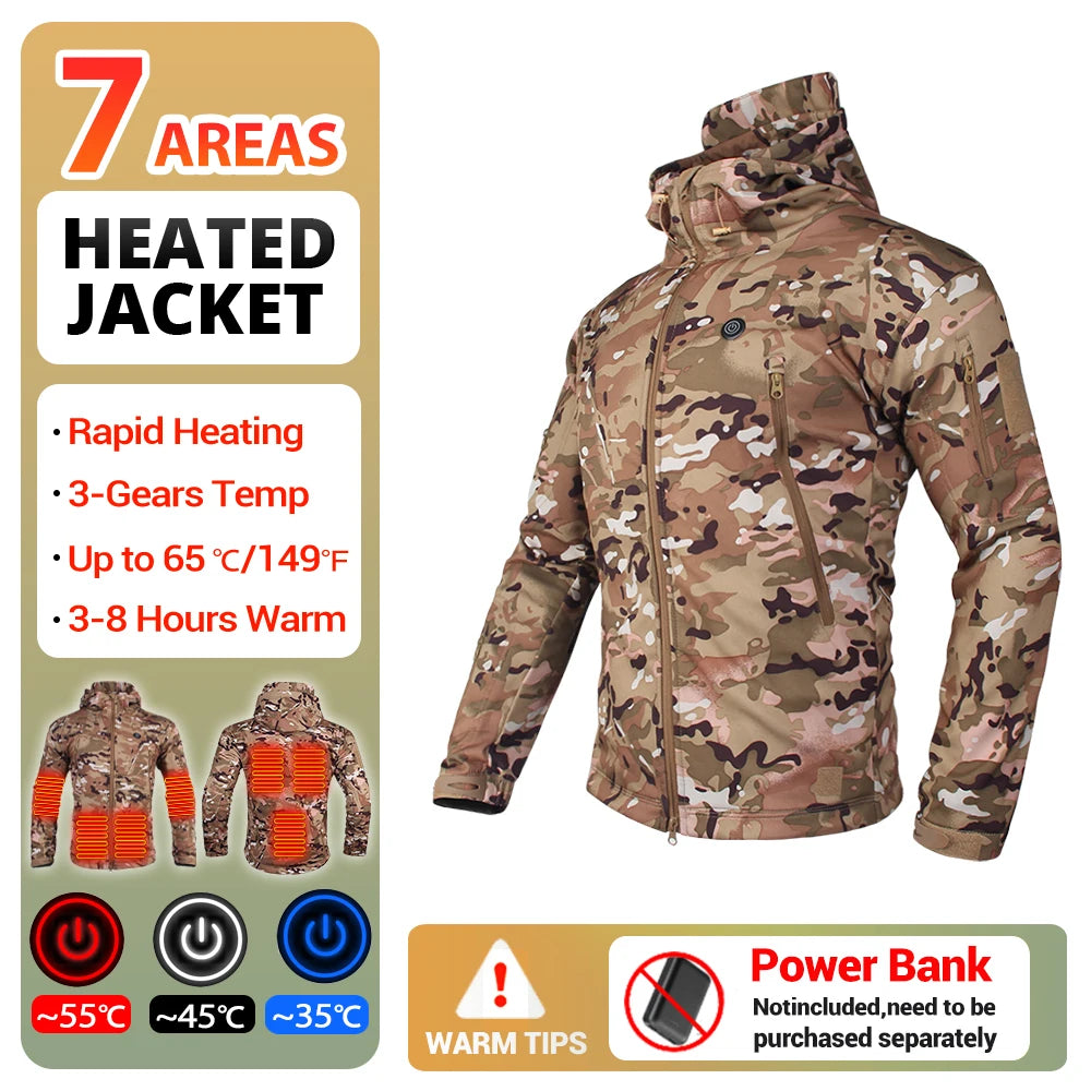 Heated Motorcycle Hooded Jacket - Your Winter Survival Gear! - MANDOTOS