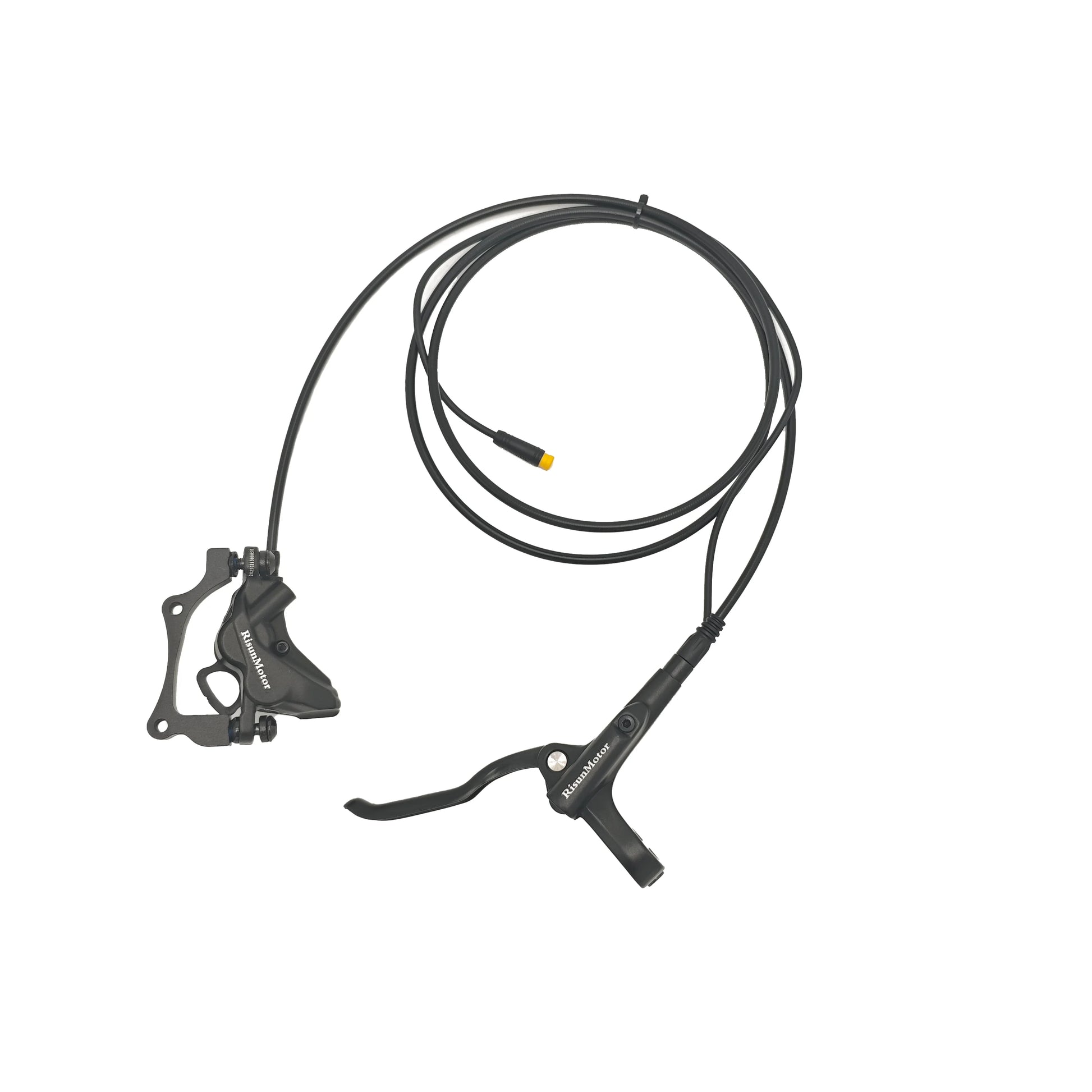 Hydraulic Disc Brake Kits with Front Dual Brake Calipers and Parking Button for Electric Bicycle Tricycle