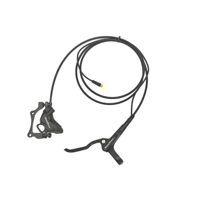 Hydraulic Disc Brake Kits with Front Dual Brake Calipers and Parking Button for Electric Bicycle Tricycle