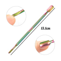 4 Pcs/Set Professional Stainless Steel Nail Cutter Scissor Nippers Muti Function Cuticle Pusher Remover Nail Care Manicure Kits - MANDOTOS