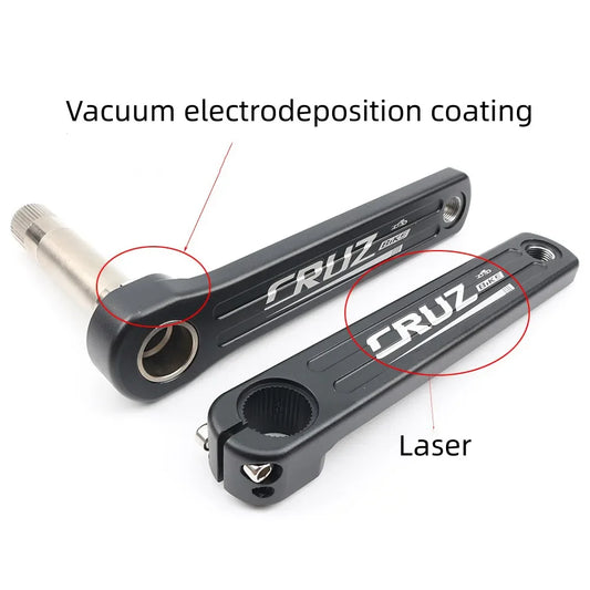 Road bike crank 155/160/165/170/172.5/175mm long bicycle crank BMX