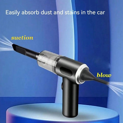 3 In 1 Integrated Suction And Blowing Vacuum Cleaner USB Charging Small Car Household Vacuum Cleaner - MANDOTOS