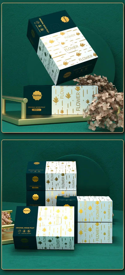 30 Boxes of Paper Towels Full Box Affordable Household Toilet Paper Household Napkins Paper Towels Toilet Paper - MANDOTOS