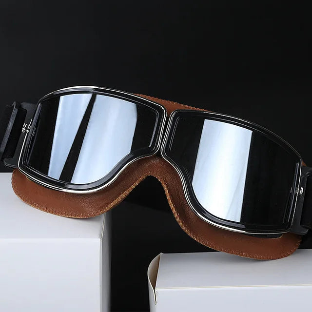 Retro Windproof Motorcycle Glasses - Enjoy the Open Road in Style! 🏍️ - MANDOTOS