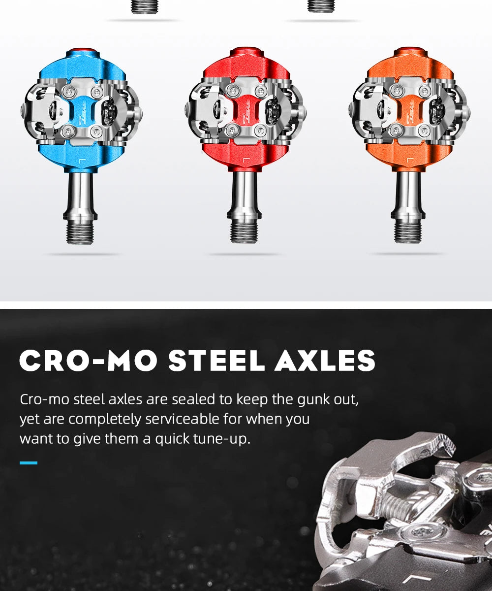 RYET MTB Clipless Pedals: Ultimate grip and control for your mountain biking adventures! 🚵🏼♂️ - MANDOTOS