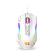 Redragon M612 Predator RGB Gaming Mouse 8000 DPI Wired Optical with 11 Programmable Buttons, White - MANDOTOS