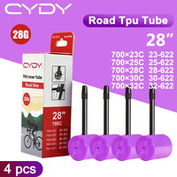 28g CYDY Road Bicycle TPU Inner Tube 700x23C 25C 26C 27C 28C 30C 32C Cycling Bike Tires Camera tyre 700C pneu aro French Valve